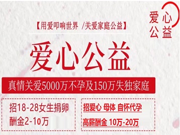 常州市捐卵助孕生子 爱心志愿者招募